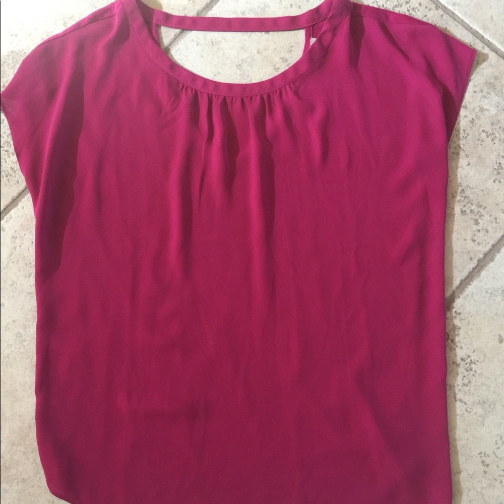 Loft Outlet Magenta Bar Back Top S